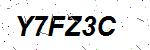 CAPTCHA verification image containing distorted text characters