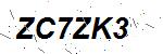 CAPTCHA verification image containing distorted text characters