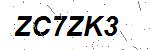 CAPTCHA verification image containing distorted text characters
