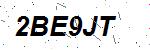 CAPTCHA verification image containing distorted text characters