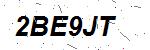 CAPTCHA verification image containing distorted text characters
