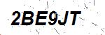 CAPTCHA verification image containing distorted text characters