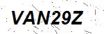 CAPTCHA verification image containing distorted text characters