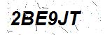 CAPTCHA verification image containing distorted text characters