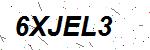 CAPTCHA verification image containing distorted text characters