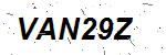 CAPTCHA verification image containing distorted text characters