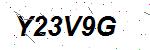 CAPTCHA verification image containing distorted text characters