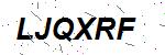 CAPTCHA verification image containing distorted text characters