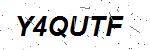CAPTCHA verification image containing distorted text characters