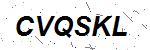 CAPTCHA verification image containing distorted text characters