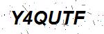 CAPTCHA verification image containing distorted text characters