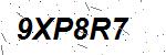 CAPTCHA verification image containing distorted text characters