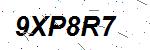 CAPTCHA verification image containing distorted text characters