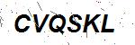 CAPTCHA verification image containing distorted text characters