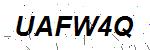 CAPTCHA verification image containing distorted text characters