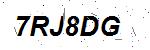 CAPTCHA verification image containing distorted text characters