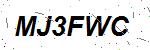 CAPTCHA verification image containing distorted text characters