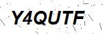 CAPTCHA verification image containing distorted text characters