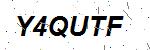 CAPTCHA verification image containing distorted text characters