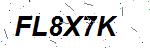 CAPTCHA verification image containing distorted text characters