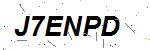 CAPTCHA verification image containing distorted text characters
