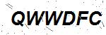 CAPTCHA verification image containing distorted text characters