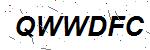 CAPTCHA verification image containing distorted text characters