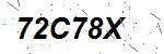 CAPTCHA verification image containing distorted text characters