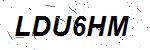 CAPTCHA verification image containing distorted text characters
