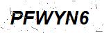 CAPTCHA verification image containing distorted text characters