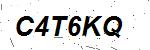 CAPTCHA verification image containing distorted text characters