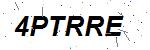 CAPTCHA verification image containing distorted text characters