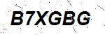 CAPTCHA verification image containing distorted text characters