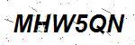 CAPTCHA verification image containing distorted text characters