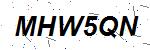 CAPTCHA verification image containing distorted text characters