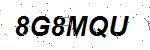 CAPTCHA verification image containing distorted text characters
