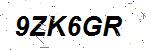 CAPTCHA verification image containing distorted text characters
