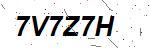 CAPTCHA verification image containing distorted text characters