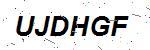 CAPTCHA verification image containing distorted text characters
