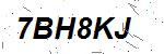 CAPTCHA verification image containing distorted text characters