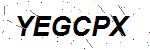 CAPTCHA verification image containing distorted text characters