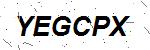 CAPTCHA verification image containing distorted text characters