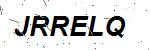 CAPTCHA verification image containing distorted text characters