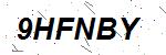 CAPTCHA verification image containing distorted text characters