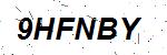CAPTCHA verification image containing distorted text characters