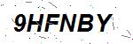 CAPTCHA verification image containing distorted text characters