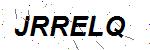CAPTCHA verification image containing distorted text characters