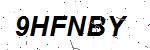 CAPTCHA verification image containing distorted text characters