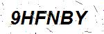 CAPTCHA verification image containing distorted text characters