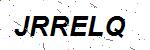 CAPTCHA verification image containing distorted text characters